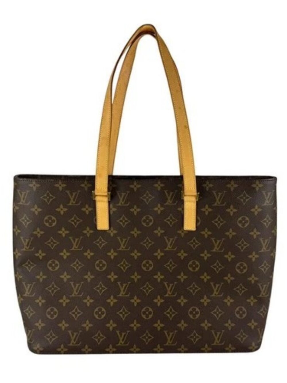 Auth LOUIS VUITTON Monogram Luco Tote Shoulder Bag Brown M51155 - z10388